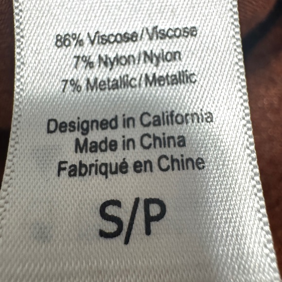 L Space Scarlett Long Sleeve Dress Brown - Picture 8 of 9